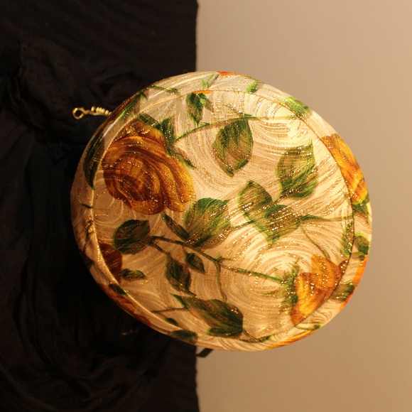 1960s Floral Beret Hat by Janyth Roy